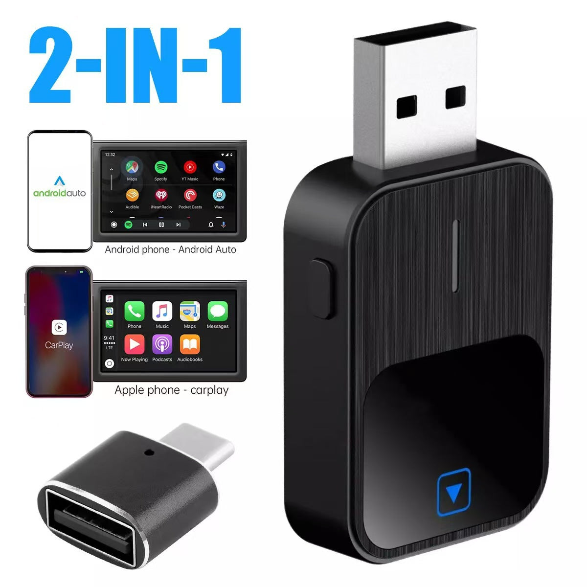 Wireless Carplay Android Auto Adapter